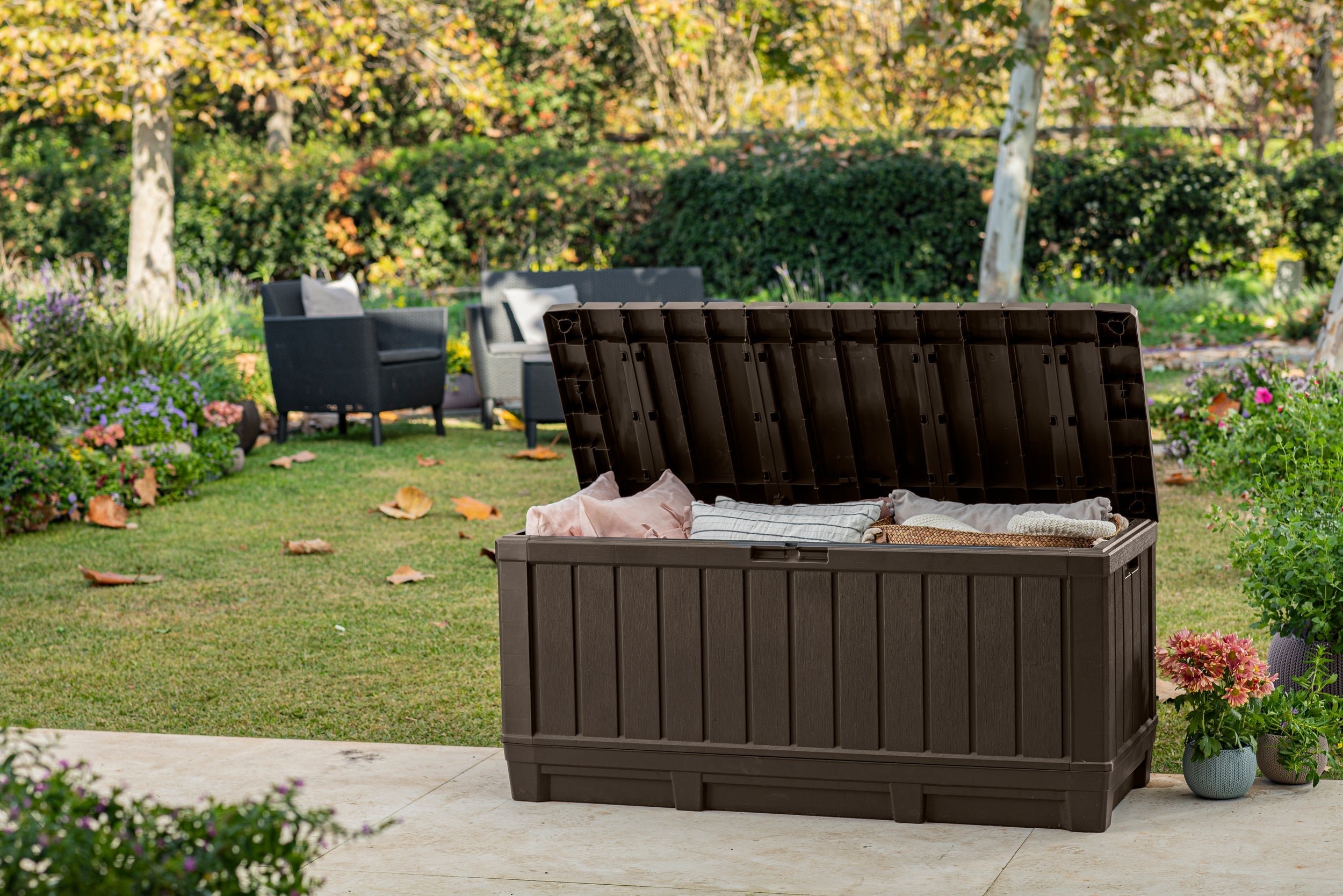 Baul de Almacenamiento para Jardin Kentwood 90G