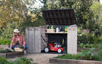 Baul de Almacenamiento Exterior Keter Store It Out Max Marron y Beige