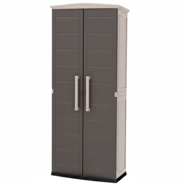 Gabinete Alto Keter Boston Compact Beige y Marron