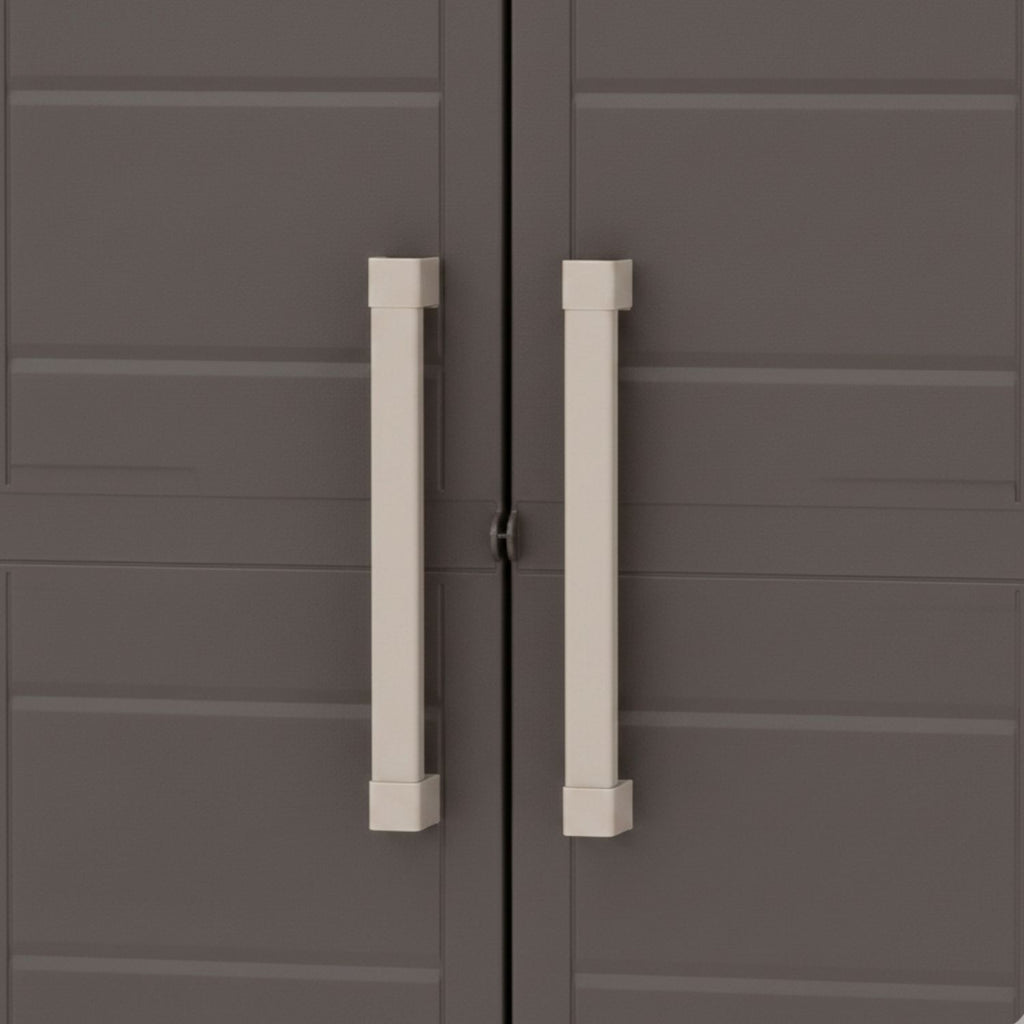 Gabinete Alto Keter Boston Compact Beige y Marron