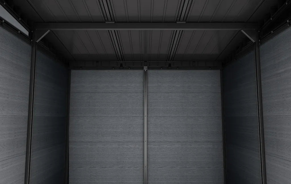 Cobertizo de Jardin Keter Cortina 9x7 Gris 2.79m x 2.18m x 2.26m