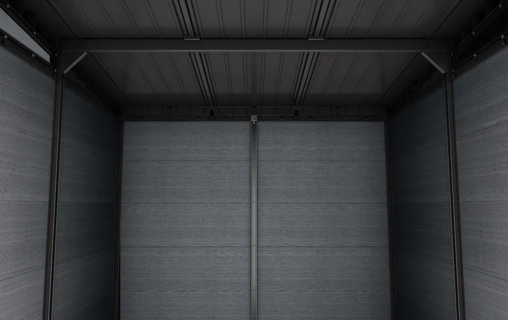 Cobertizo de Jardin Keter Cortina 9x7 Gris 2.79m x 2.18m x 2.26m
