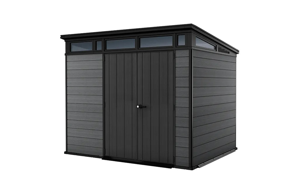 Cobertizo de Jardin Keter Cortina 9x7 Gris 2.79m x 2.18m x 2.26m