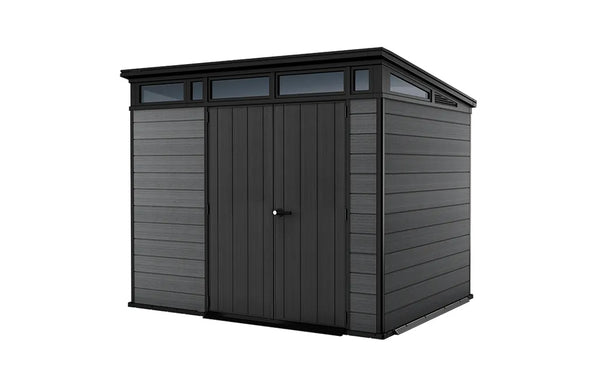 Cobertizo de Jardin Keter Cortina 9x7 Gris 2.79m x 2.18m x 2.26m