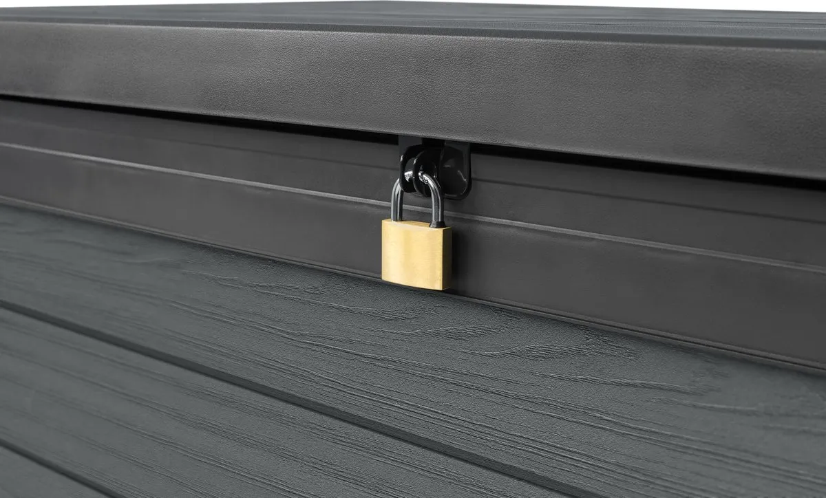 Baul de Almacenamiento Exterior Keter Cortina 570L Gris