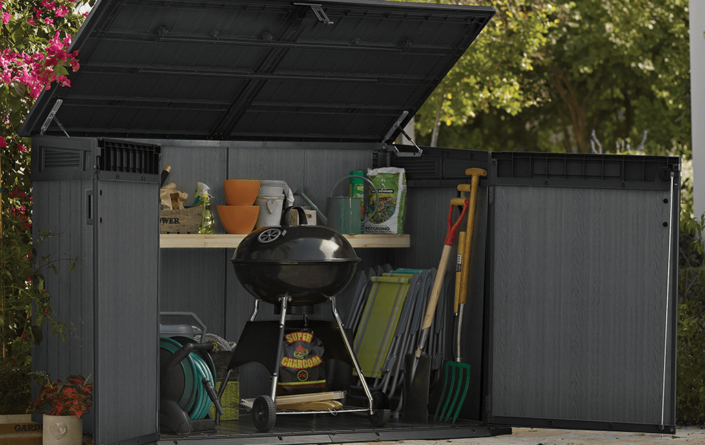Cobertizo de Jardín Keter Cortina Mega 183x107 cm – Bodega de Exterior