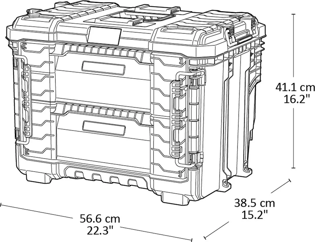 Caja de Herramientas Keter ROC Pro Gear 2.0 XL Negra