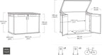 Cobertizo Horizontal Keter Signature 2020L Ashwood