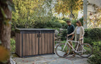 Cobertizo Horizontal Keter Signature 2020L Nogal