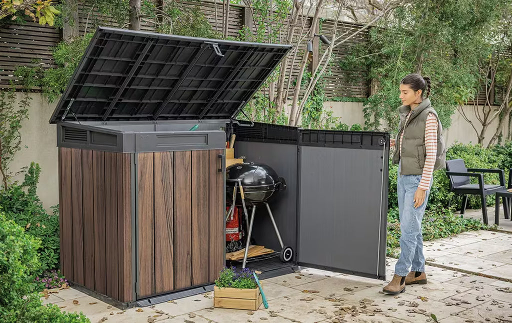 Cobertizo Horizontal Keter Signature 2020L Nogal