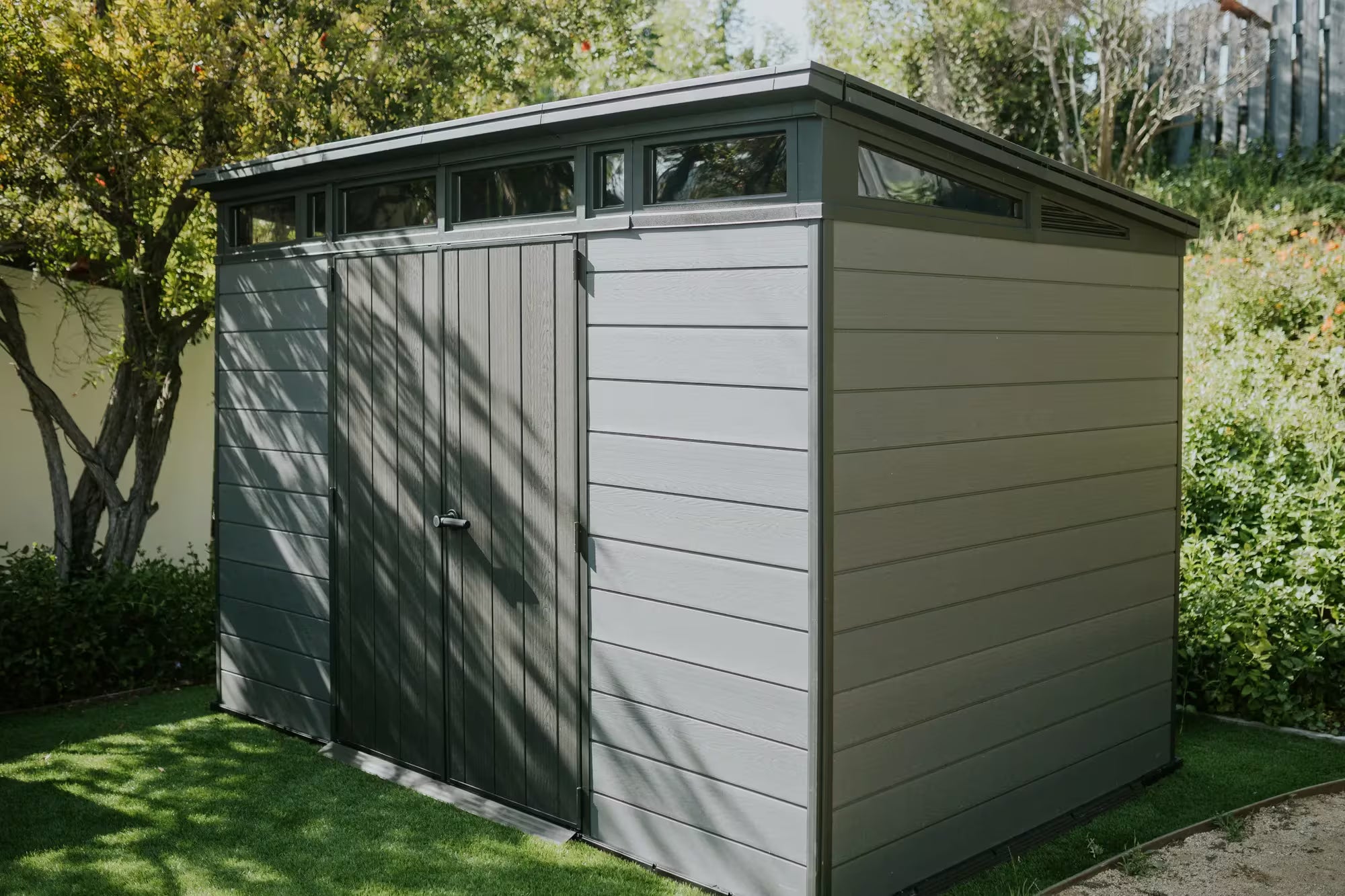 Cobertizo de Jardin Keter Cortina 11x7 Gris
