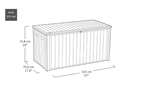 Baul de Almacenamiento Exterior Keter Signature 643L Pino