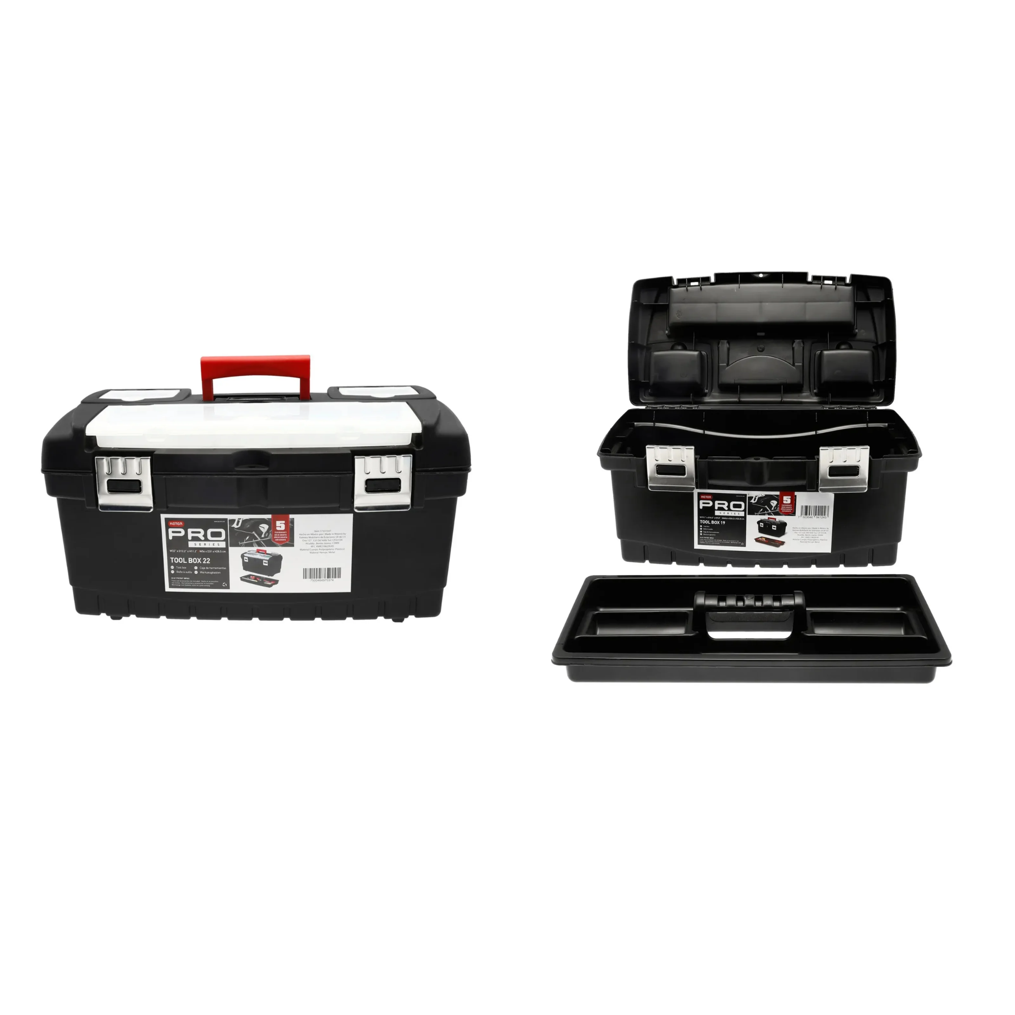 Combo Cajas de Herramientas 56 + 48 cm