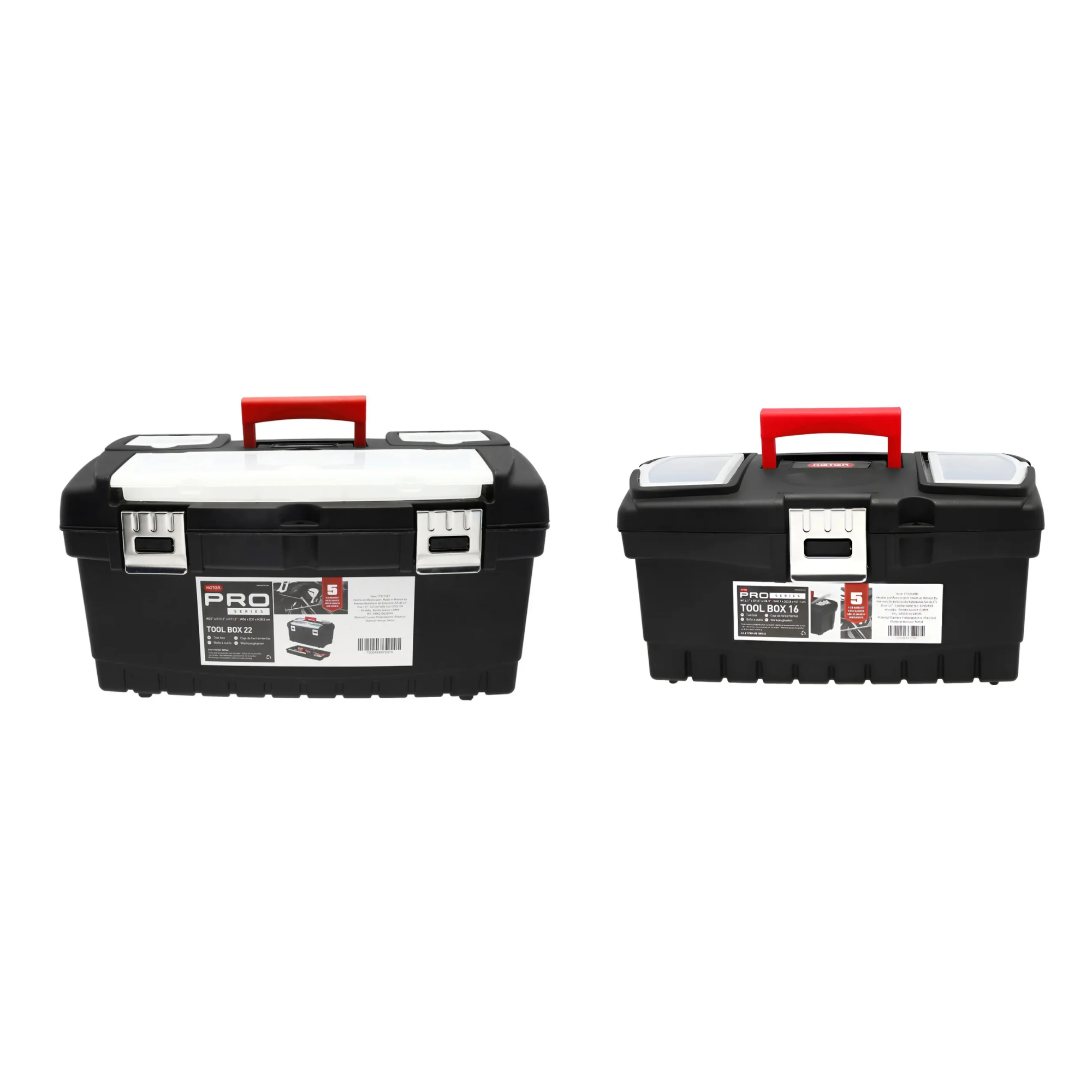 Combo Cajas de Herramientas Hammer 56 + 40