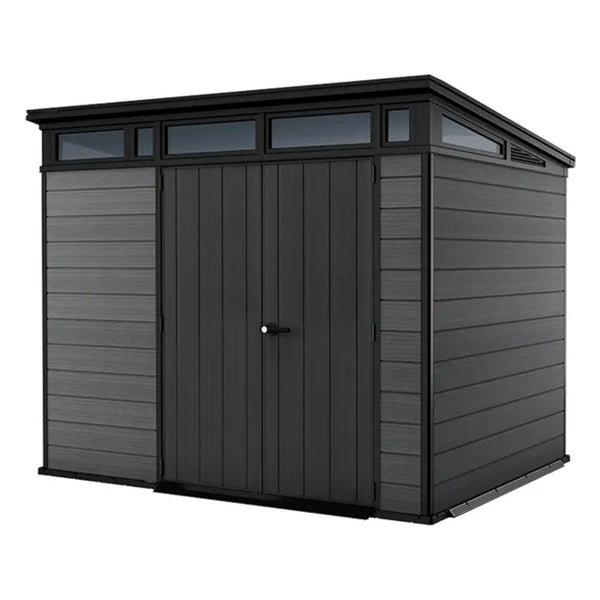 Cobertizo de Jardin Keter Cortina 9x7 Gris