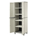 Gabinete de Almacenamiento Keter Basic Utility Matrix Gris Claro