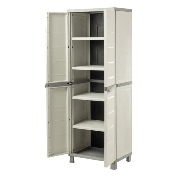 Gabinete de Almacenamiento Keter Basic Utility Matrix Gris Claro