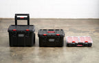 Carro de Herramientas Keter Stack-N-Roll – Caja y Organizador, 3 Piezas
