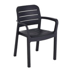 Silla de jardin Keter Tisara grafito con descansabrazos