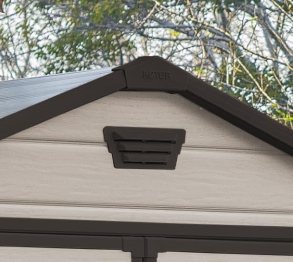 Cobertizo Exterior Manor 6x5 Beige