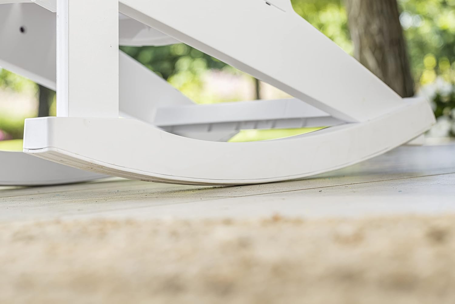 Silla de Jardin Mecedora Adirondack Blanco