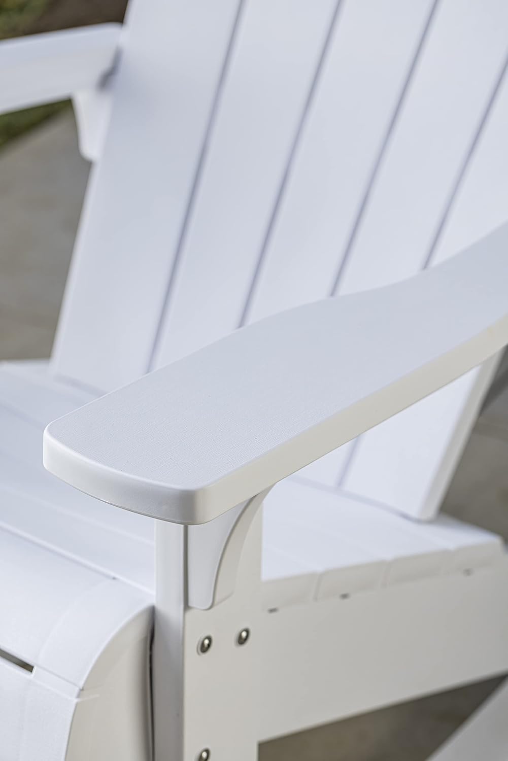 Silla de Jardin Mecedora Adirondack Blanco
