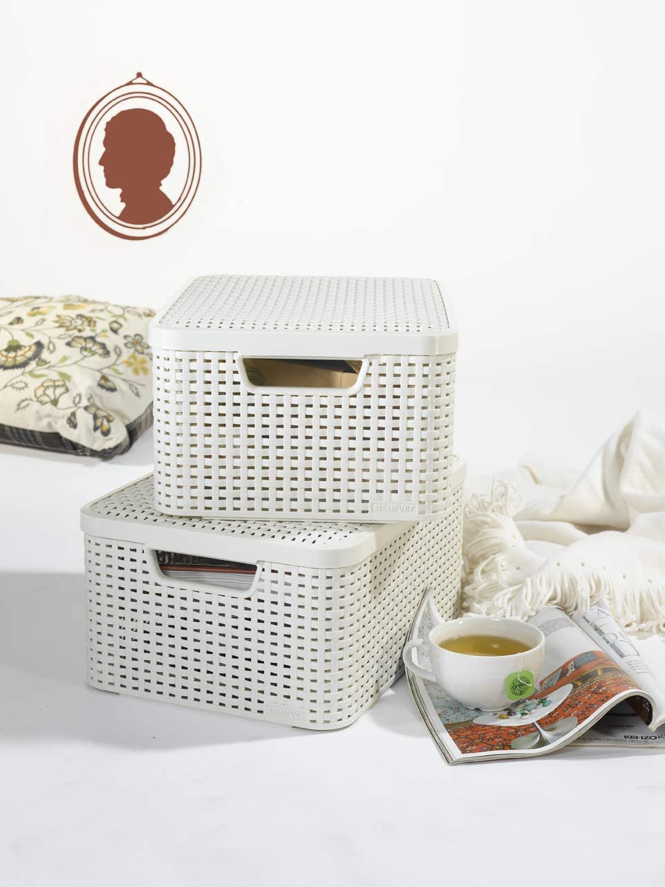 Set Canastas Style L-M-S Blanco