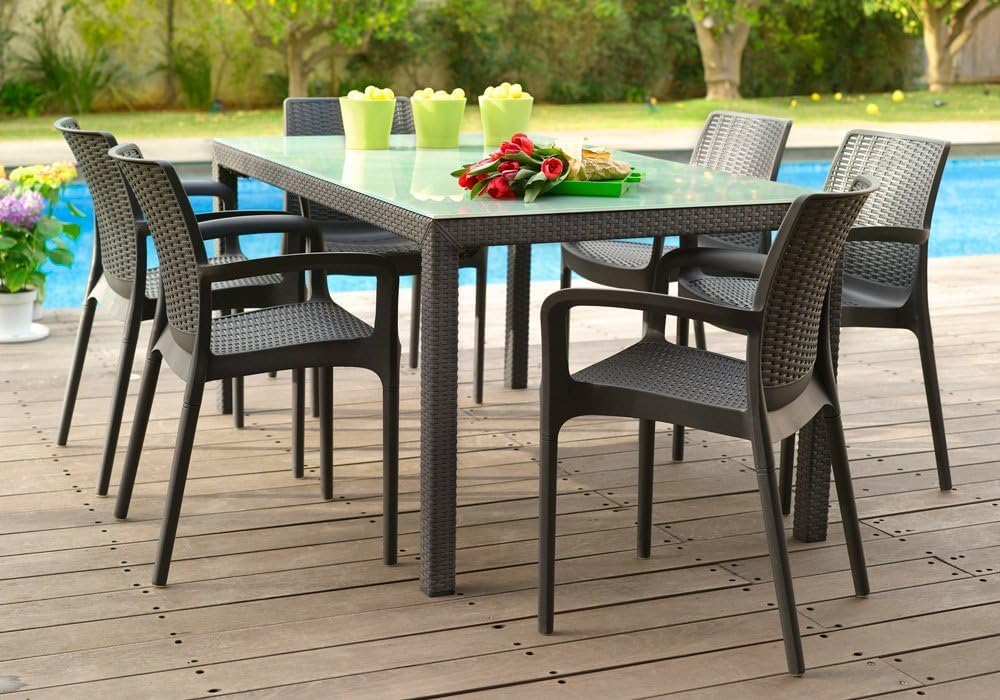 Set de 6 Sillas de Comedor Bali