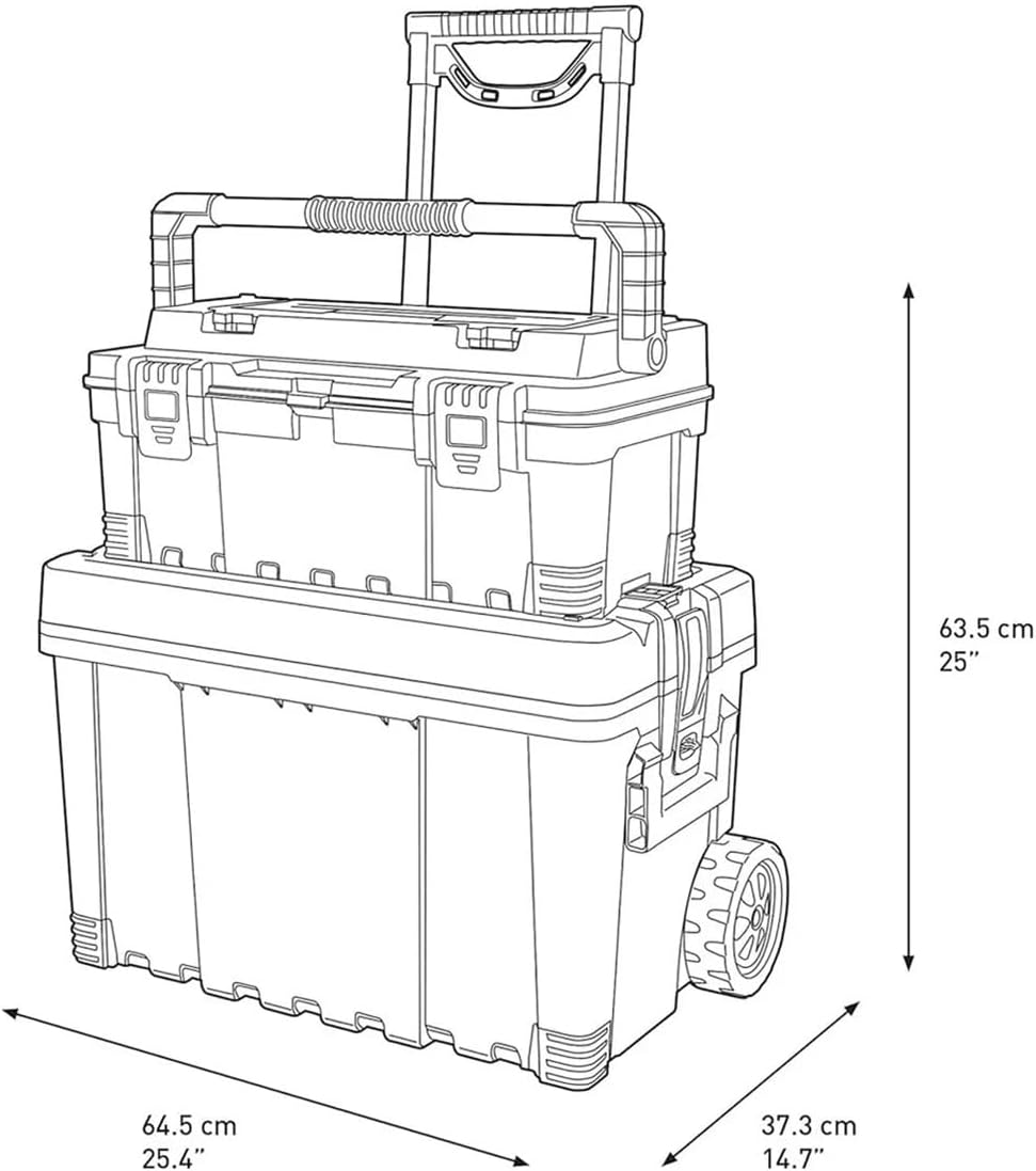 Carro de Herramientas con Caja Adicional Hawk