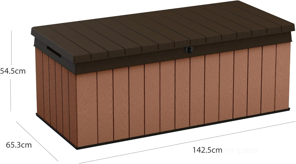 Baul De Almacenamiento Exterior Darwin 380 Litros