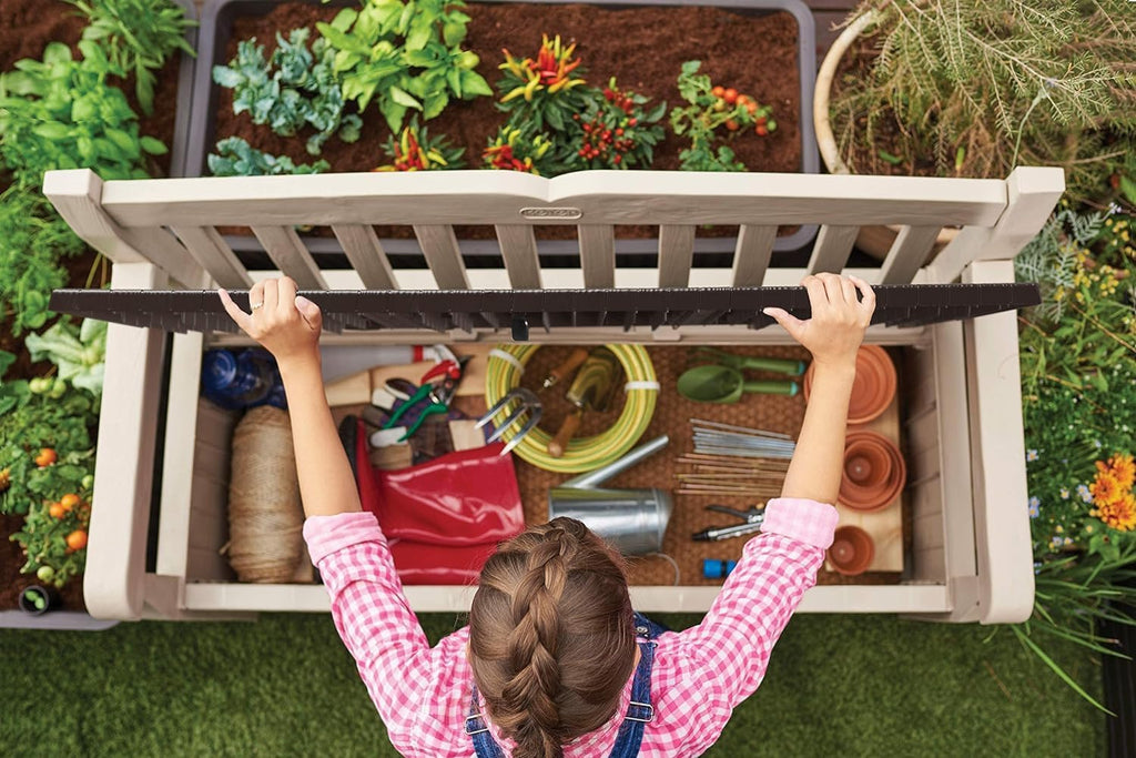 Banco de Jardin con Almacenamiento Eden