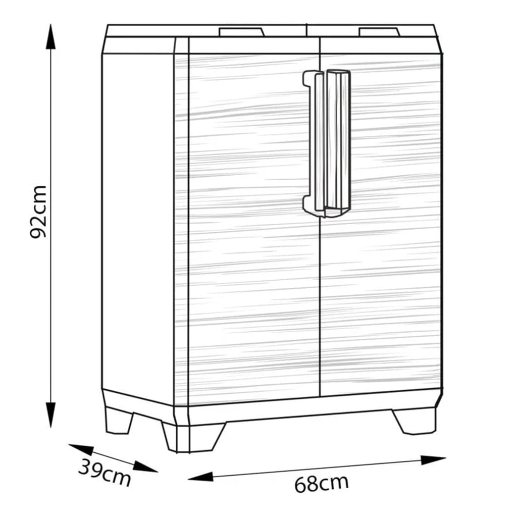 Cesto de Reciclaje Split Premium Acabado Simil Madera