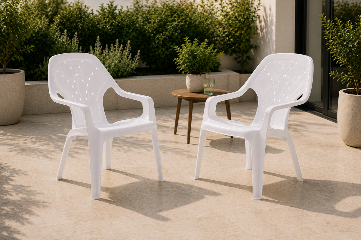 Set de 2 Sillas para Exterior Keren