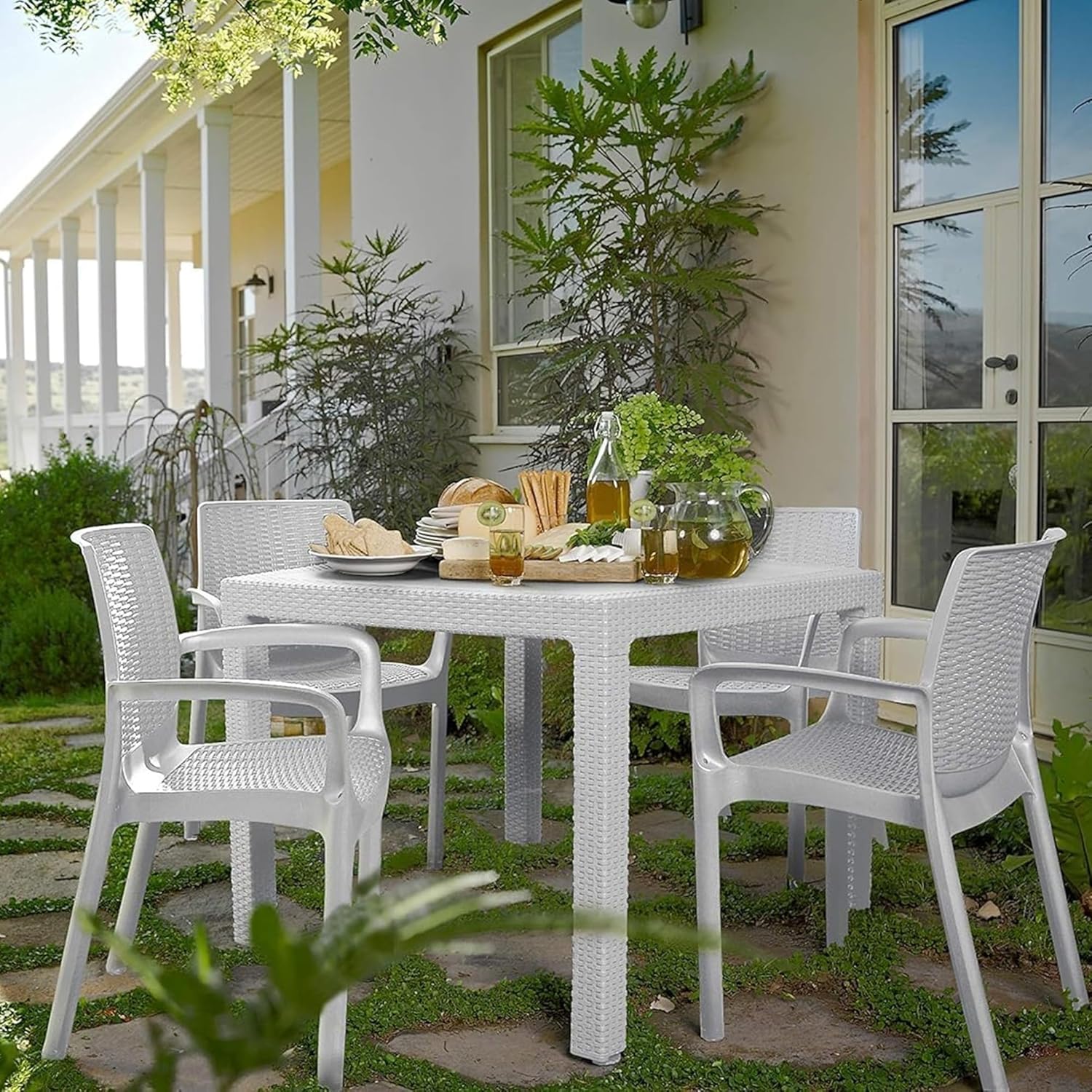 Set de 4 Sillas de Comedor Bali