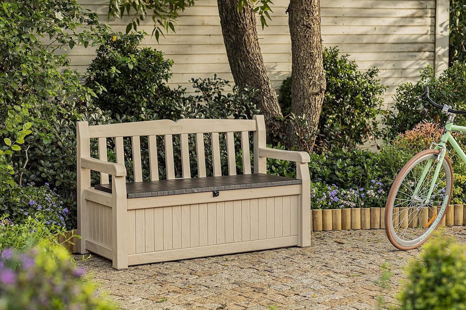 Banco de Jardin con Almacenamiento Eden