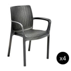 Set de 4 Sillas de Comedor Bali