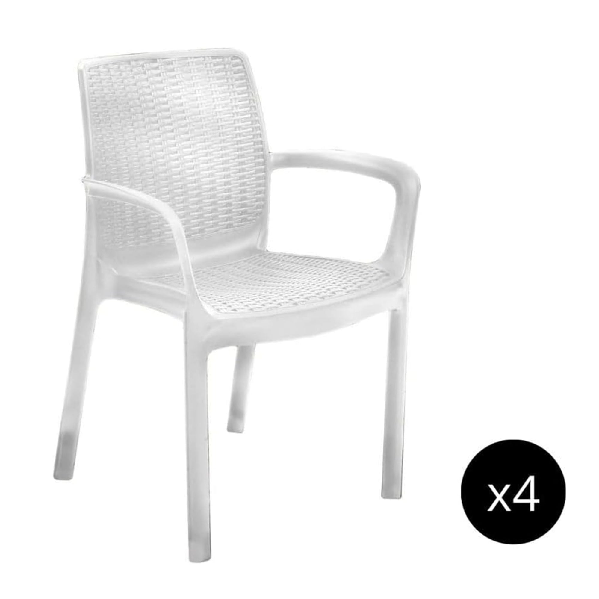 Set de 4 Sillas de Comedor Bali