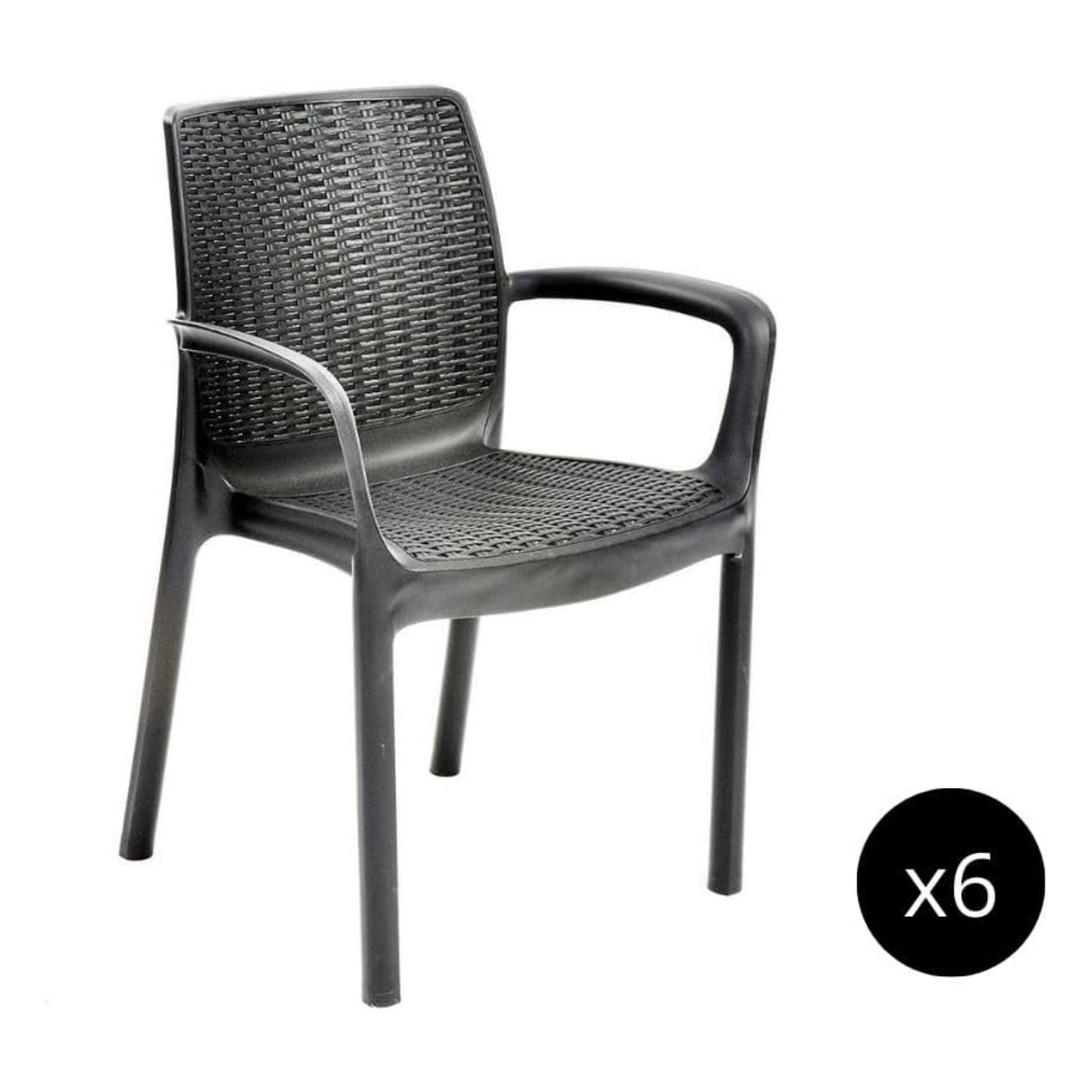 Set de 6 Sillas de Comedor Bali