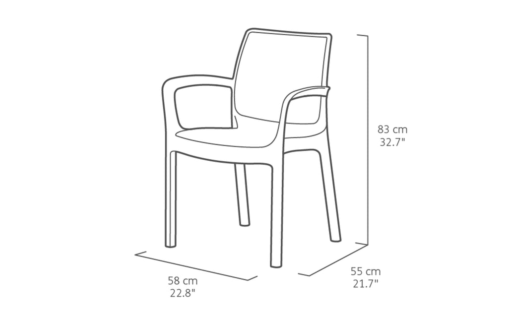 Silla para Jardin Bali
