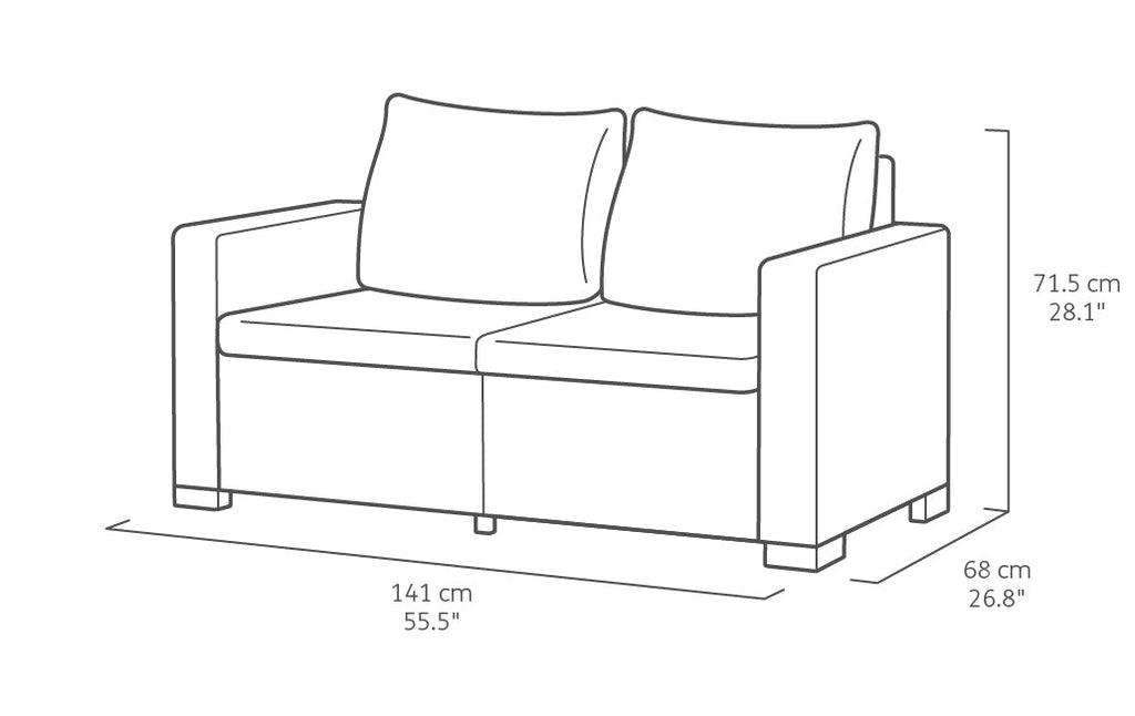 Sofa de Jardin California 2