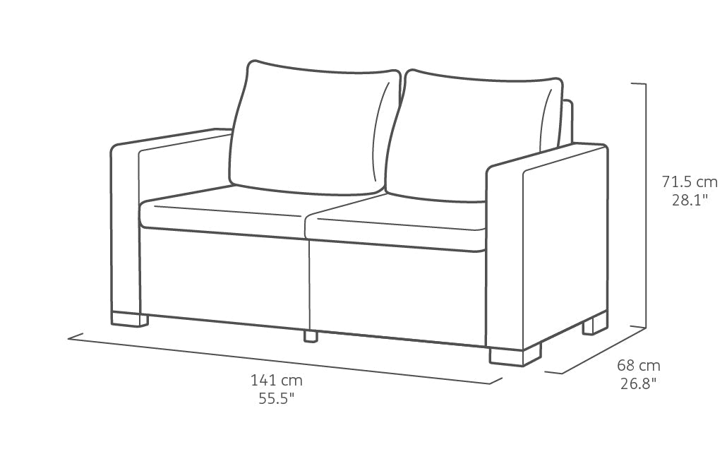 Sofa de Jardin California 2