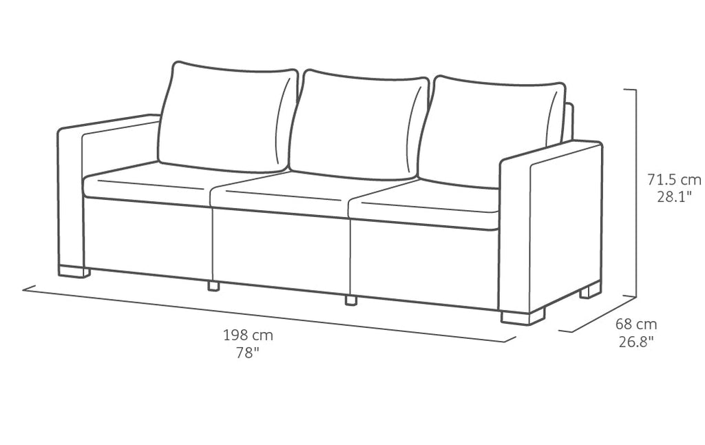 Sofa de Jardin California 3