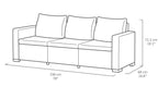Sofa de Jardin California 3