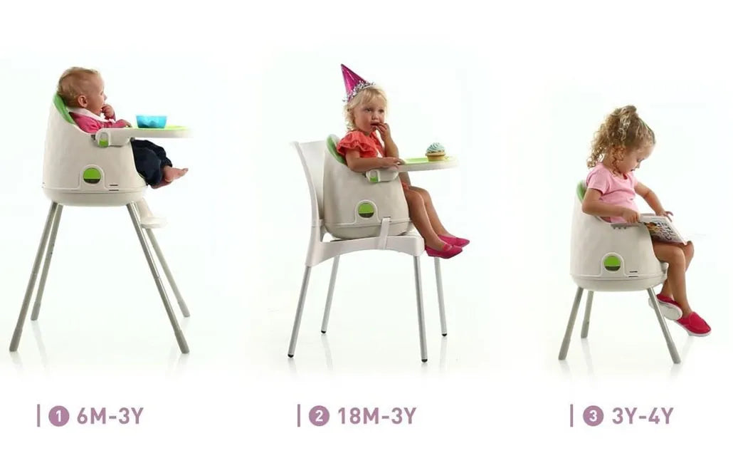 Silla Alta Periquera De Comer Para Bebe 3 En 1 Multi Dine