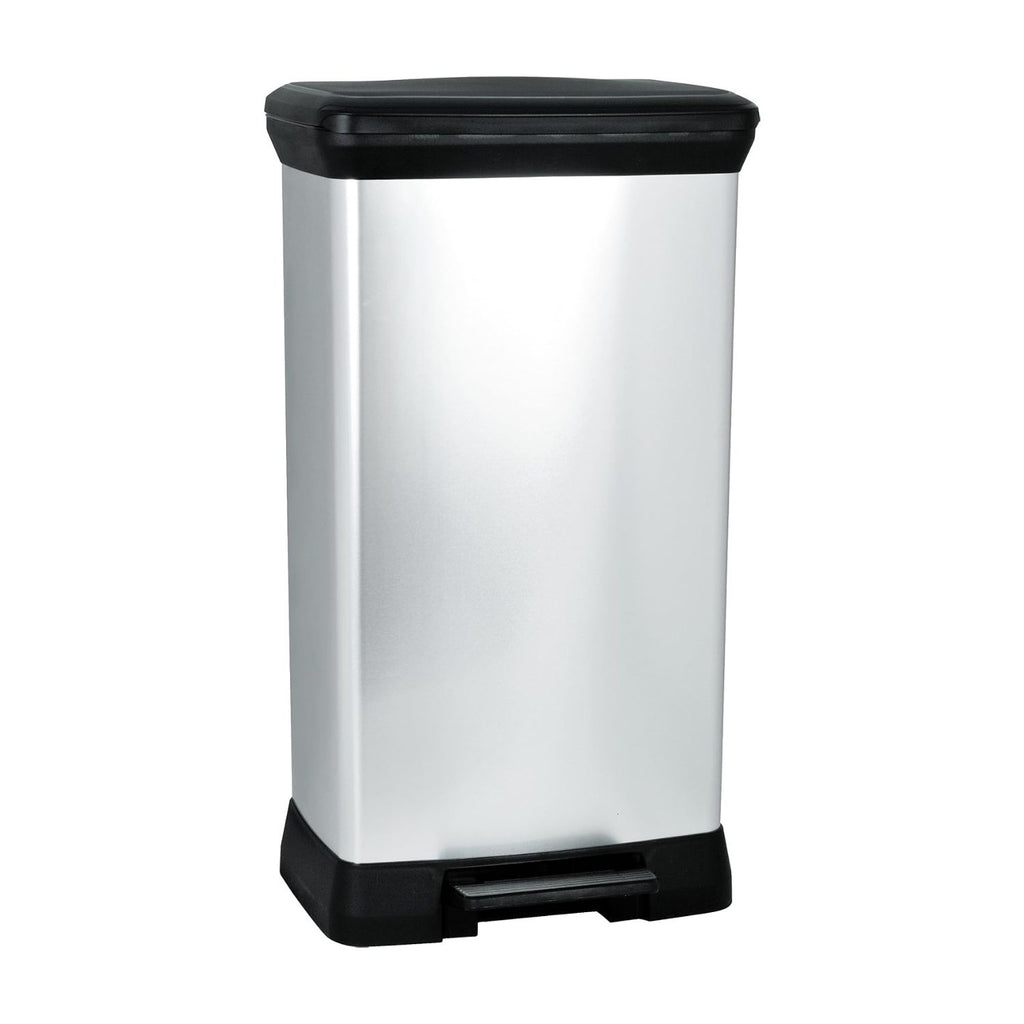 Cesto de Basura Deco Bin Rectangular 50L Metálico