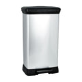 Cesto de Basura Deco Bin Rectangular 50L Metálico