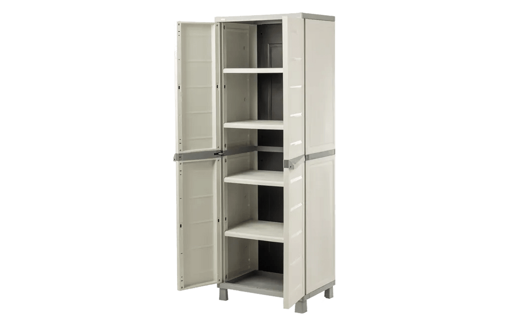 Gabinete de Almacenamiento Keter Basic Utility Matrix Gris Claro