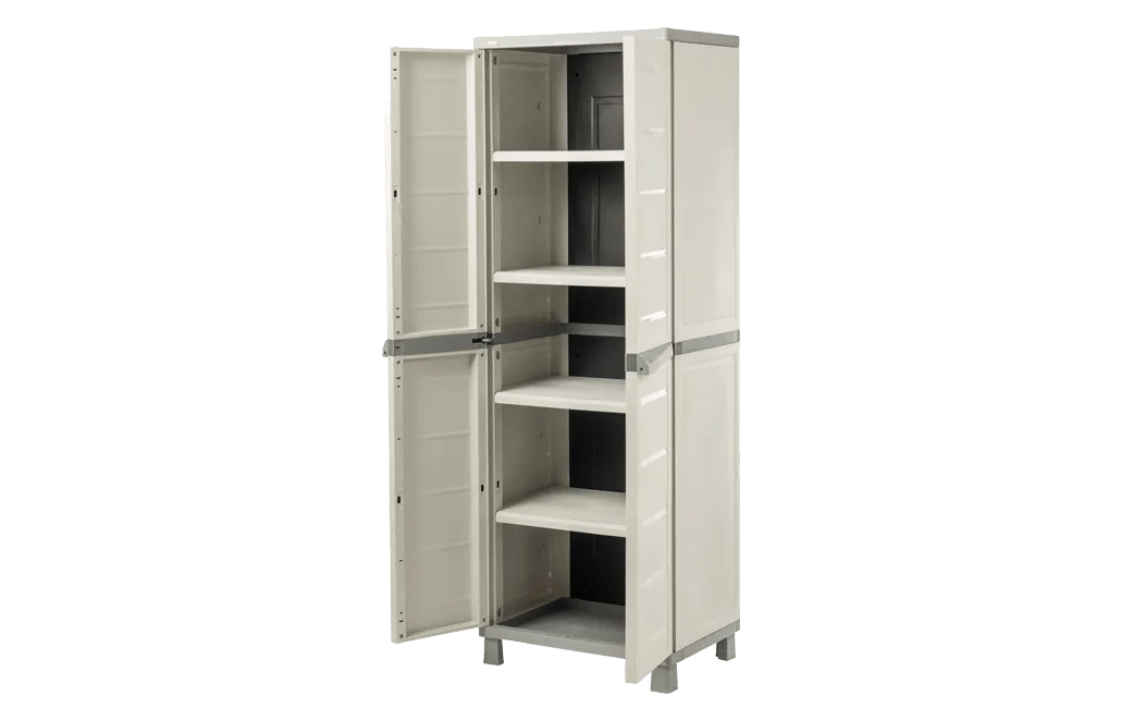 Gabinete de Almacenamiento Keter Basic Utility Matrix Gris Claro