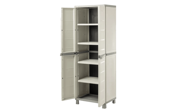 Gabinete de Almacenamiento Keter Basic Utility Matrix Gris Claro