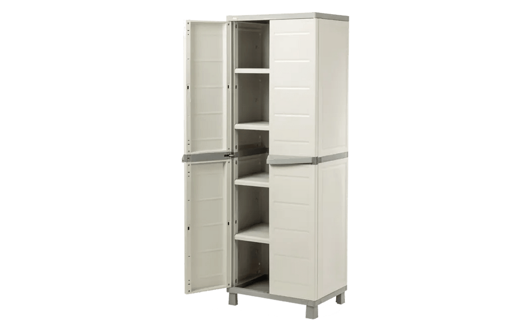 Gabinete de Almacenamiento Keter Basic Utility Matrix Gris Claro